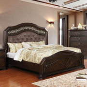 Calliope Bed Walnut & Oak - R&R Furniture Gallery (Fountain Valley, CA)