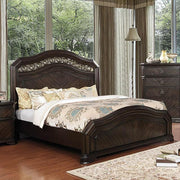 Calliope Bed Walnut & Oak - R&R Furniture Gallery (Fountain Valley, CA)