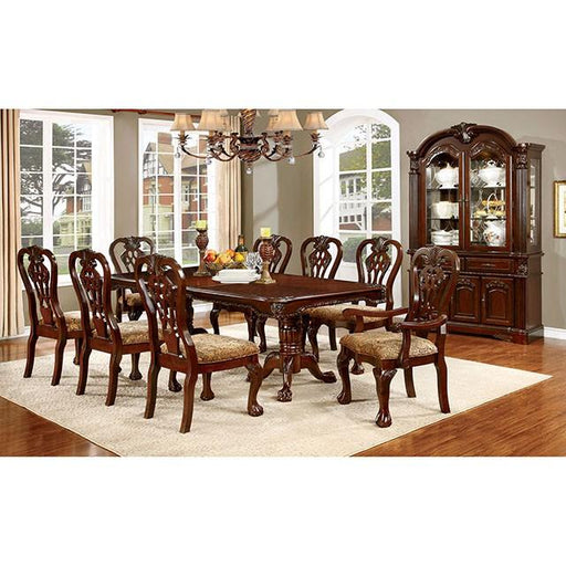 ELANA Brown Cherry Arm Chair (2/CTN) - R&R Furniture Gallery (Fountain Valley, CA)