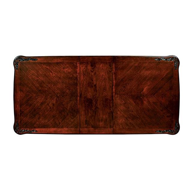 ELANA Brown Cherry Dining Table w/ 18" Butterfly Leaf - R&R Furniture Gallery (Fountain Valley, CA)