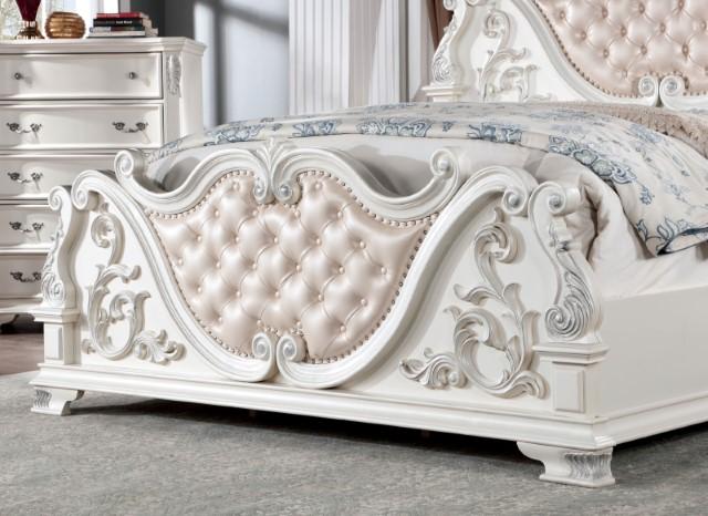 Esparanza Bed Cherry & White - R&R Furniture Gallery (Fountain Valley, CA)