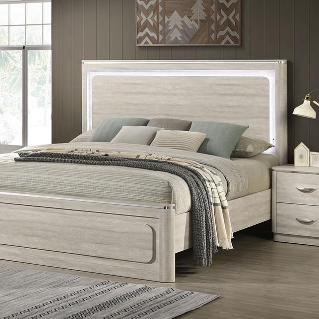 Farsund Bed Gray - R&R Furniture Gallery (Fountain Valley, CA)