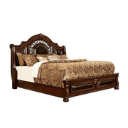 Flandreau Brown Cherry/Espresso Cal.King, E.King & Queen Bed - R&R Furniture Gallery (Fountain Valley, CA)