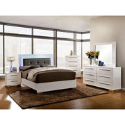 CLEMENTINE Glossy White Dresser - R&R Furniture Gallery (Fountain Valley, CA)