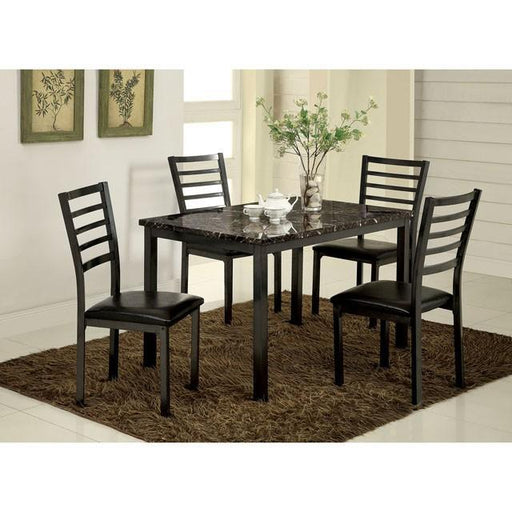 COLMAN Black 48" Dining Table - R&R Furniture Gallery (Fountain Valley, CA)