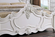 Francione Bed Chrome & Cherry - R&R Furniture Gallery (Fountain Valley, CA)
