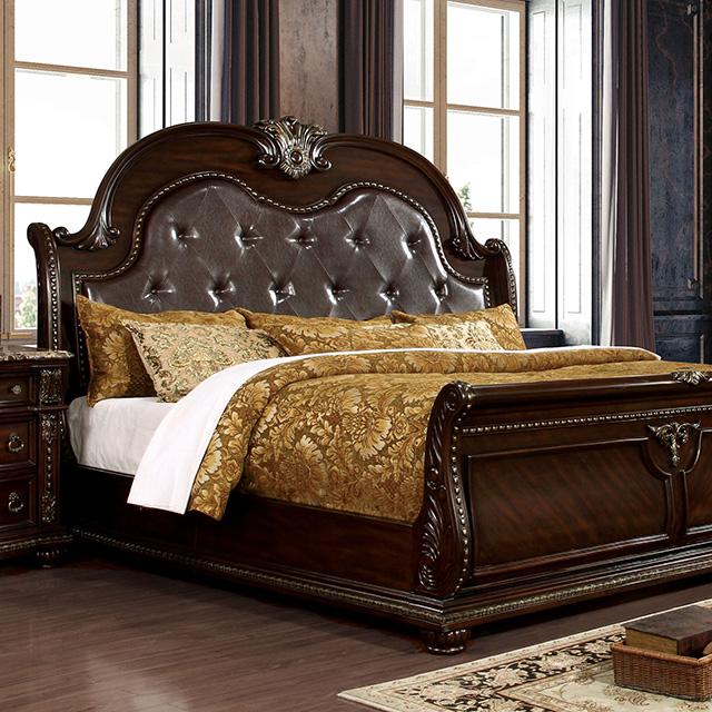 Fromberg Bed Brown - R&R Furniture Gallery (Fountain Valley, CA)
