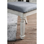 Georgia Antique White/Gray Dining Table - R&R Furniture Gallery (Fountain Valley, CA)