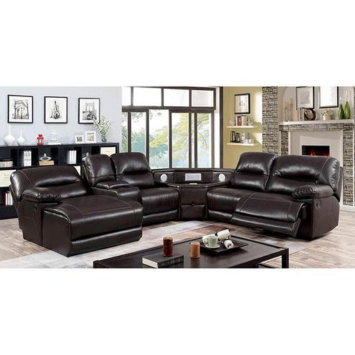 Glasgow Sectional Brown - R&R Furniture Gallery (Fountain Valley, CA)