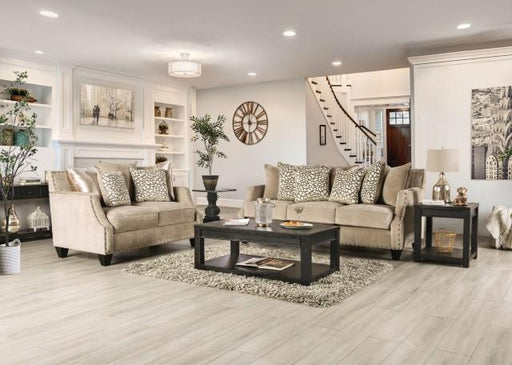 Hendon Loveseat Beige - R&R Furniture Gallery (Fountain Valley, CA)