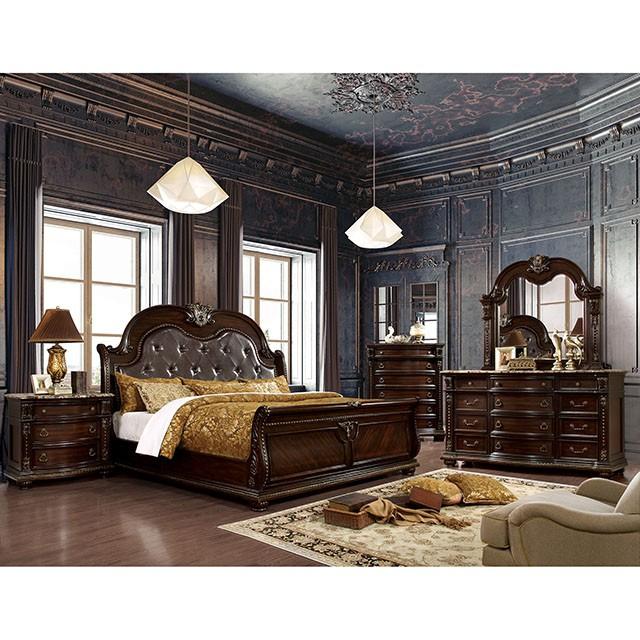 Fromberg Brown Cherry Mirror - R&R Furniture Gallery (Fountain Valley, CA)