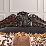 JAMAEL Brown/Espresso Love Seat - R&R Furniture Gallery (Fountain Valley, CA)