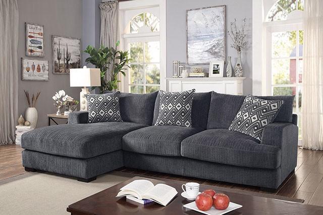 Kaylee Gray L-Shaped Sectional - R&R Furniture Gallery (Fountain Valley, CA)