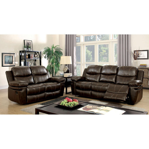 Listowel Brown Love Seat - R&R Furniture Gallery (Fountain Valley, CA)