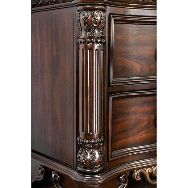Menodora Brown Cherry Night Stand - R&R Furniture Gallery (Fountain Valley, CA)
