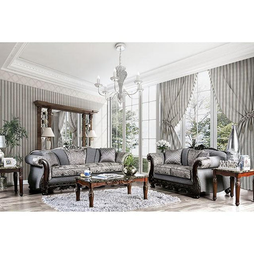 Newdale Gray Love Seat - R&R Furniture Gallery (Fountain Valley, CA)