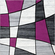 Niksar Gray/Purple 5' X 7' Area Rug - R&R Furniture Gallery (Fountain Valley, CA)