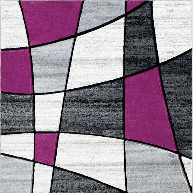 Niksar Gray/Purple 5' X 7' Area Rug - R&R Furniture Gallery (Fountain Valley, CA)