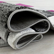 Niksar Gray/Purple 5' X 7' Area Rug - R&R Furniture Gallery (Fountain Valley, CA)