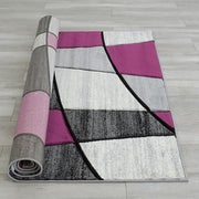 Niksar Gray/Purple 5' X 7' Area Rug - R&R Furniture Gallery (Fountain Valley, CA)