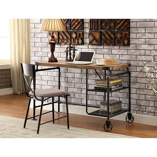 OLGA Antique Black Desk - R&R Furniture Gallery (Fountain Valley, CA)
