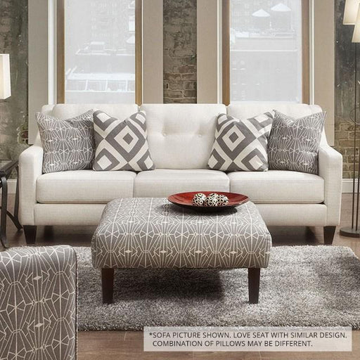 PARKER Ivory Love Seat - R&R Furniture Gallery (Fountain Valley, CA)