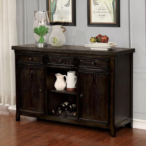 Patience Dark Walnut Server - R&R Furniture Gallery (Fountain Valley, CA)