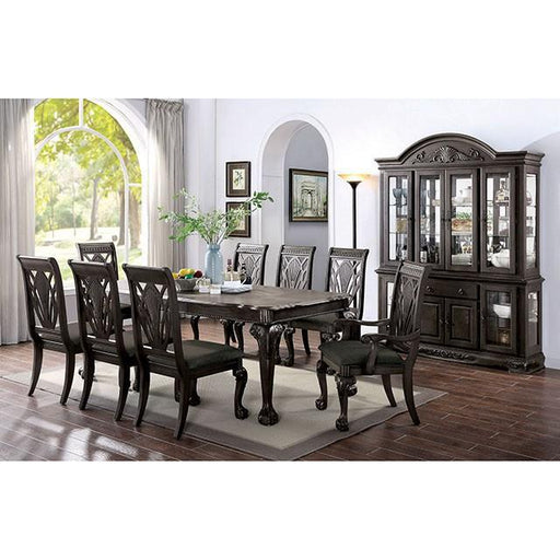 Petersburg Dark Gray Dining Table w/ 1x18"Leaf - R&R Furniture Gallery (Fountain Valley, CA)