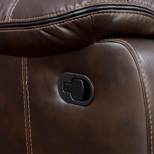 Pollux Brown Love Seat - R&R Furniture Gallery (Fountain Valley, CA)