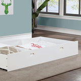 PRIAM Trundle/Drawers, White/Gray - R&R Furniture Gallery (Fountain Valley, CA)