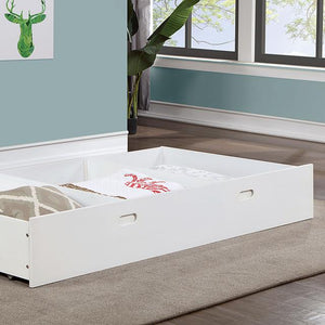 PRIAM Trundle/Drawers, White/Gray - R&R Furniture Gallery (Fountain Valley, CA)
