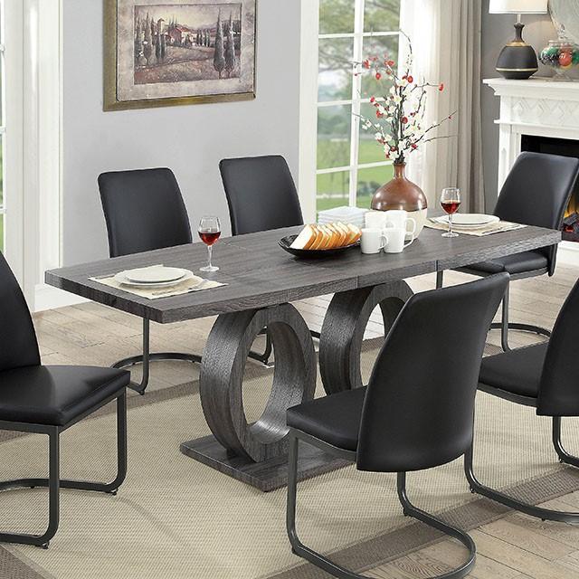 Saskia Gray Dining Table - R&R Furniture Gallery (Fountain Valley, CA)