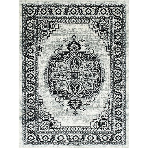 Serang Gray/Black 5' X 7' Area Rug - R&R Furniture Gallery (Fountain Valley, CA)