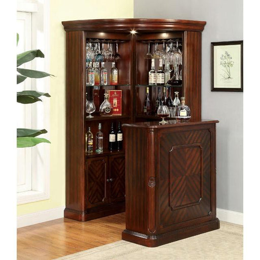 VOLTAIRE Dark Cherry Curio - R&R Furniture Gallery (Fountain Valley, CA)