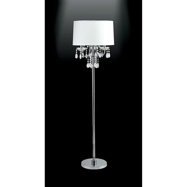 Jada White Floor Lamp - R&R Furniture Gallery (Fountain Valley, CA)