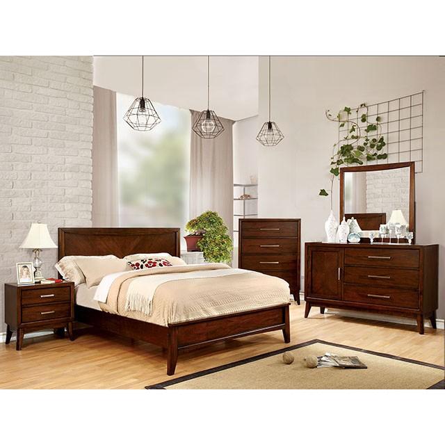 SNYDER Brown Cherry Mirror - R&R Furniture Gallery (Fountain Valley, CA)