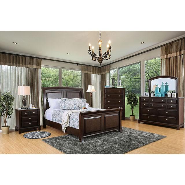 Litchville Brown Cherry Night Stand - R&R Furniture Gallery (Fountain Valley, CA)