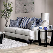 Sisseton Light Gray Love Seat - R&R Furniture Gallery (Fountain Valley, CA)