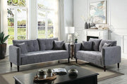 LYNDA Sofa w/ Pillows, Dark Gray - R&R Furniture Gallery (Fountain Valley, CA)