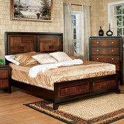 Patra Acacia/Walnut Queen Bed - R&R Furniture Gallery (Fountain Valley, CA)
