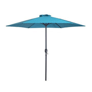 Lali 9 Ft Outdoor Umbrella + 21" Round Base - R&R Furniture Gallery (Fountain Valley, CA)