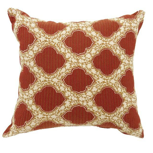 ROXY 22" X 22" Pillow, Red (2/CTN) - R&R Furniture Gallery (Fountain Valley, CA)