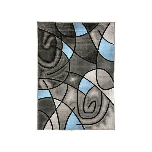 Sivas Charcoal Blue 5' X 8' Area Rug - R&R Furniture Gallery (Fountain Valley, CA)