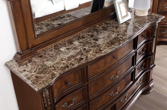 ESPARANZA Dresser, Brown Cherry - R&R Furniture Gallery (Fountain Valley, CA)