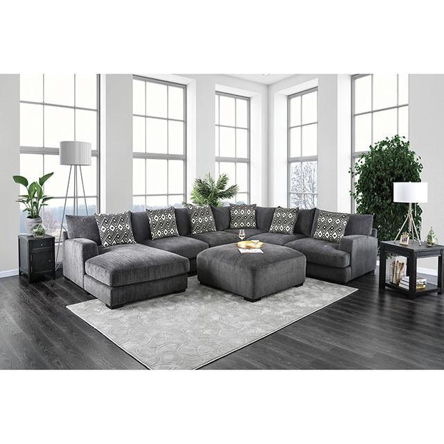 Kaylee Gray Ottoman - R&R Furniture Gallery (Fountain Valley, CA)