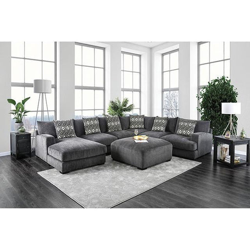 Kaylee Gray Ottoman - R&R Furniture Gallery (Fountain Valley, CA)