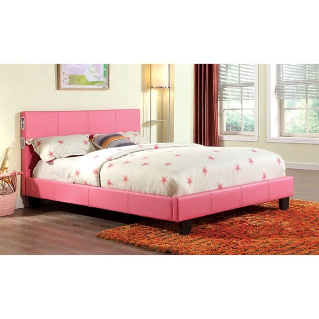 Evans E.King & Cal.King Bed Espressso, White, & Camel - R&R Furniture Gallery (Fountain Valley, CA)