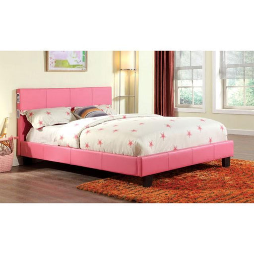 Evans E.King & Cal.King Bed Espressso, White, & Camel - R&R Furniture Gallery (Fountain Valley, CA)