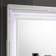 Emmeline Bed Silver & White - R&R Furniture Gallery (Fountain Valley, CA)