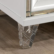 Emmeline Bed Silver & White - R&R Furniture Gallery (Fountain Valley, CA)